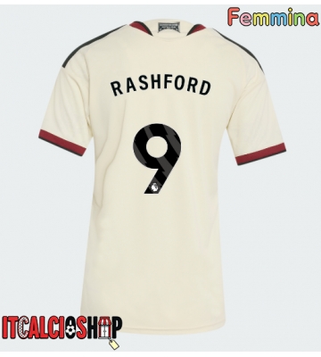 Manchester United Marcus Rashford #9 Terza Maglia Femmina 2026-27 Manica Corta